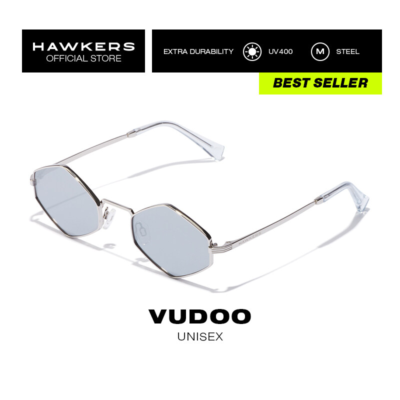 Hawkers - VUDOO MIRROR Silver Sunglasses UV400 Men Women HVUD20SSM0