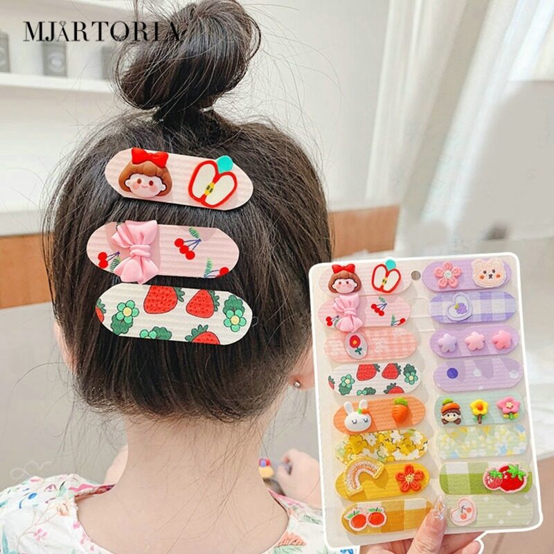 MJartoria Children's Hair Clips Bangs Magic Stickers Finishing Girls' Hair Posts