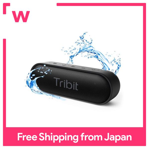 Tribit XSound Go Bluetooth Speaker IPX7 Fully Waterproof 12W Portable Speaker 24 Hours Continuous Play Bluetooth Speaker Bass Enhancement / Built-in Microphone Black