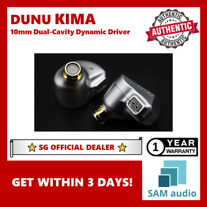 [?SG] DUNU KIMA 10MM DUAL-CAVITY DYNAMIC DRIVER