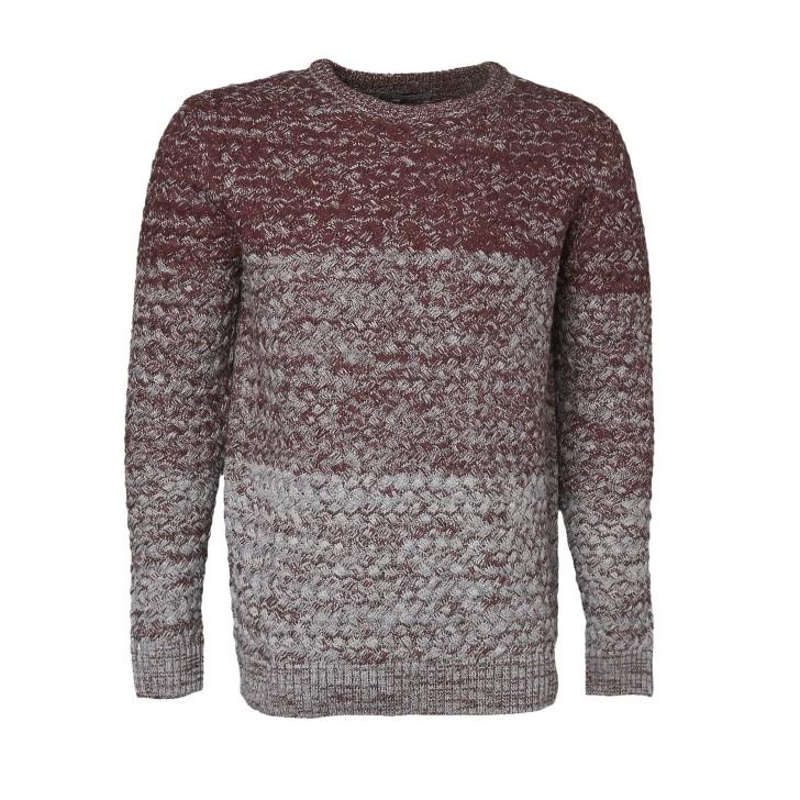Universal Traveller Men Ombre Crew Neck Sweater - KS8109