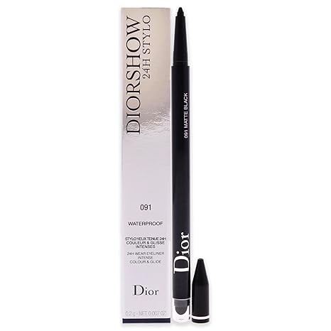 Christian Dior Diorshow 24H Stylo Waterproof Eyeliner - 091 Matte Black Women 0.01 oz